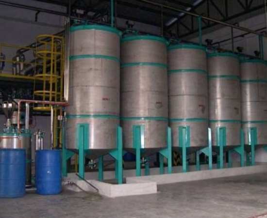 Receiving Tanks For Waste Solvents